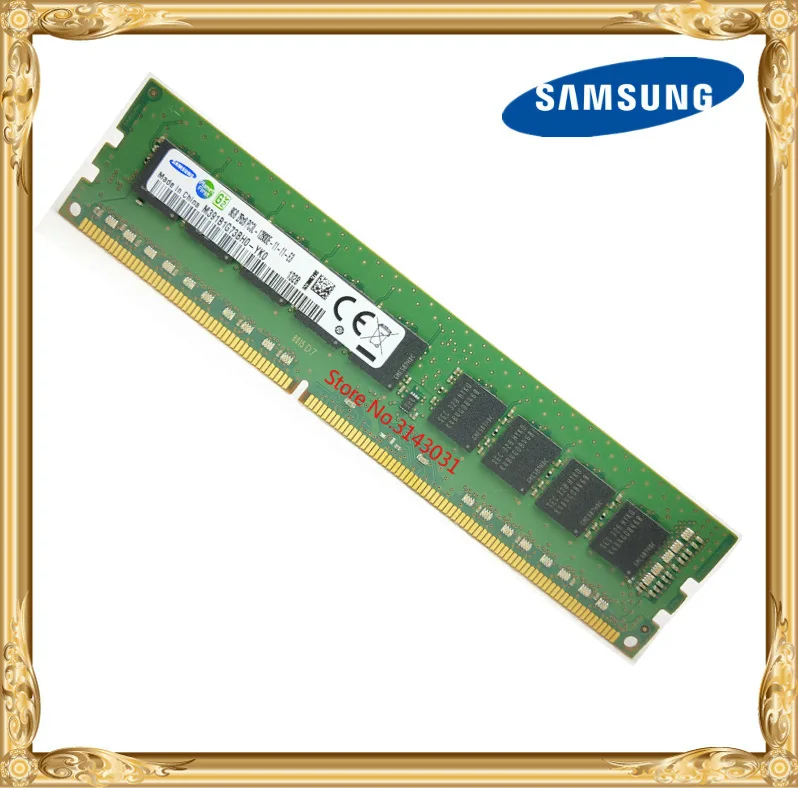 Samsung DDR3 8 Гб Серверная память 1600 МГц чистый ECC UDIMM 2RX8 8G PC3L 12800E рабочая станция RAM 12800 без буфера|Оперативная память|   | АлиЭкспресс