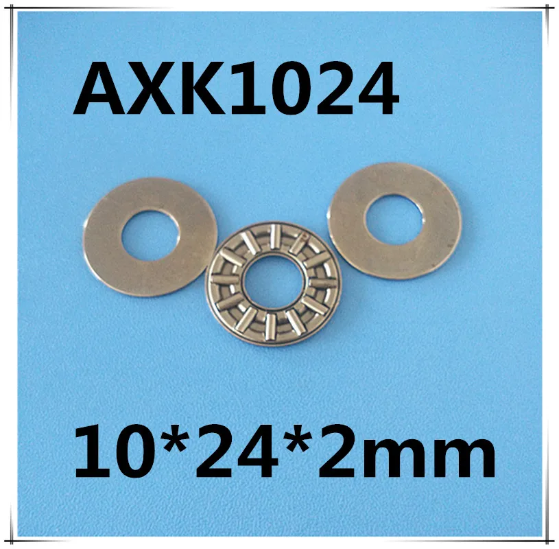 

50pcs AXK1024 Thrust Needle Roller Bearing 10x24x2 Thrust Bearings for 10mm shaft