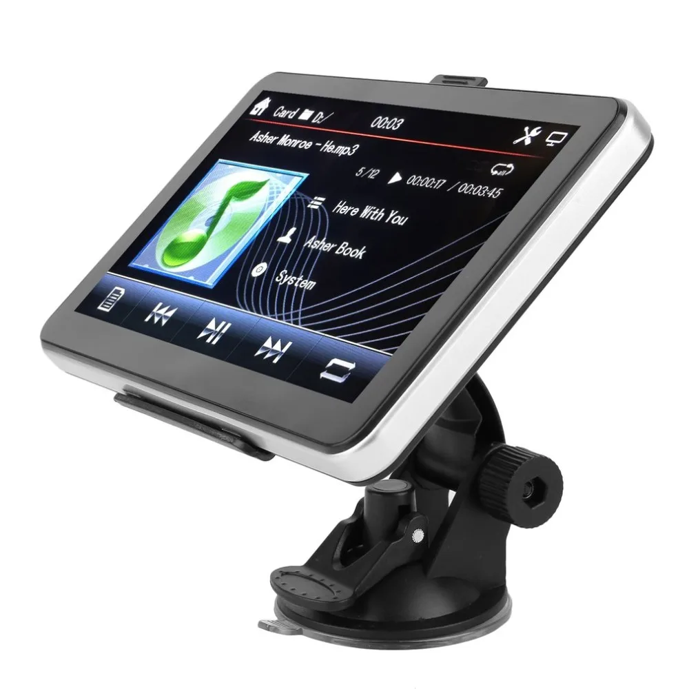 

7Inch 16G Mutifunction GPS Built-in Aerial Radio Bluetooth Support Different Language Car Navigation Device With Single Camera