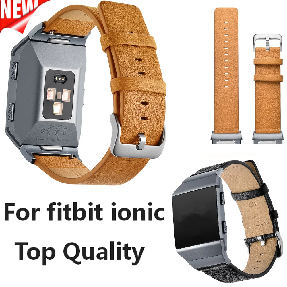 COMLYO классический ремень из натуральной кожи для fitbit ионной Браслет замена Браслет smartwatch ремешок для fitbit ионной группы