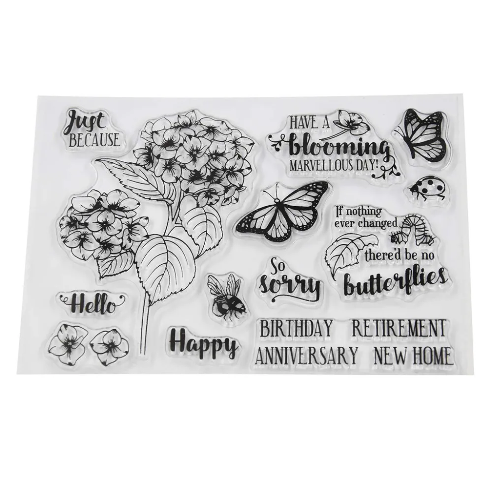 

Flower background Transparent Clear Stamps / Silicone Seals for DIY scrapbooking photo album/Card Making &c