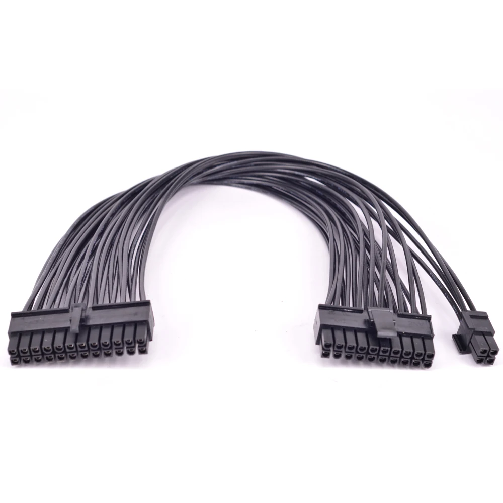 ATX 24Pin to 20+4Pin 20Pin Power Supply Cable PSU Power 24Pin to Male To Male Port Adapter Converter Motherboar Cable18AWG power cable power cable extension