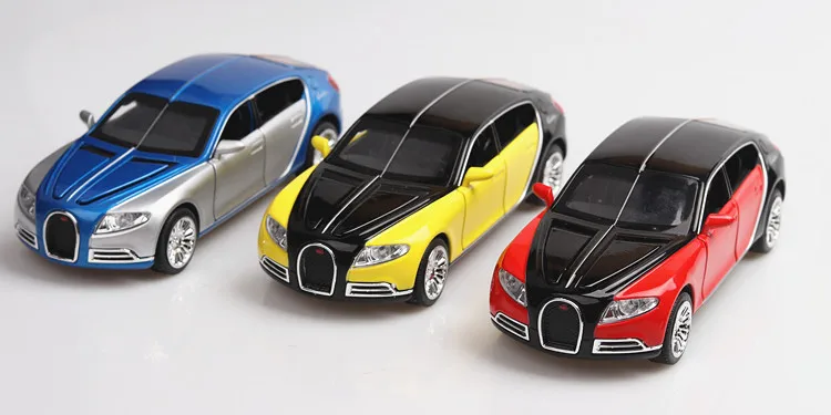 1/32 металлические модели автомобиля Bugatti Galibier 7-открытыми дверями(TY8917B) L = 14,5 см коллекционные модели автомобиля W/звук/свет