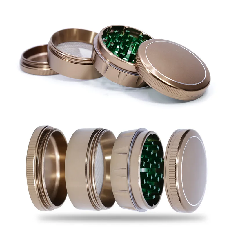 

2pcs/lot herb grinder smoke 5 color select cigareet tool 4 layer tobacco 2017 crusher pipe tool weed grinder weed amoladora
