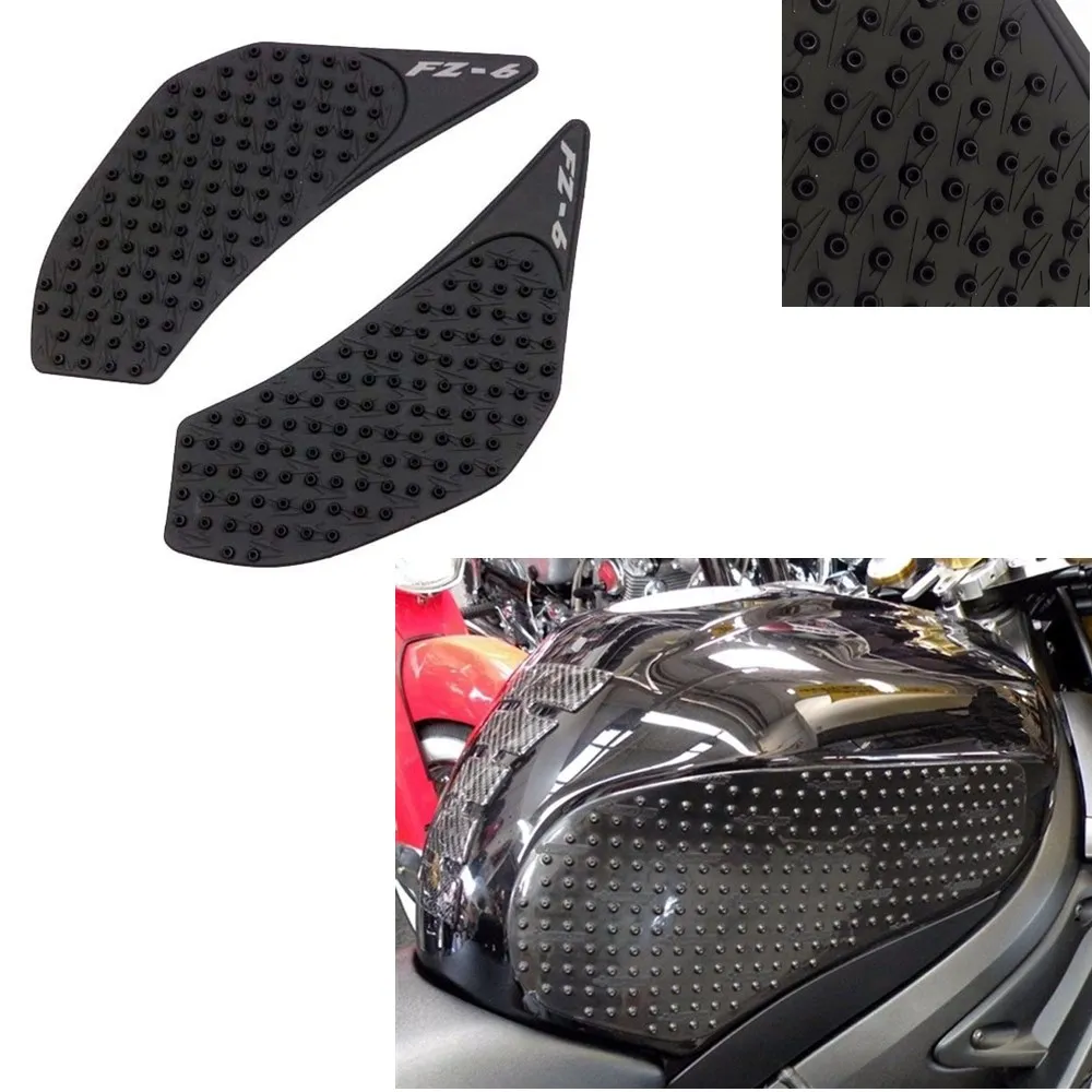 

Rubber Traction Pad Tank Grip for 2006-2010 Yamaha FZ6 FZ-6N