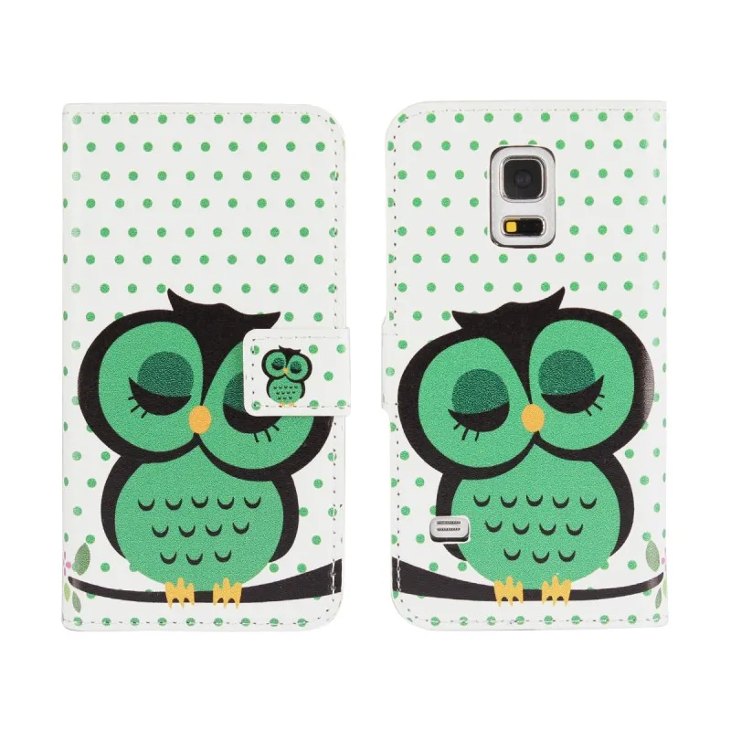 Кожаный кошелек для Samsung Galaxy S5 Mini S5mini S4 S4min S3 S3mini Ace 2 i8160 Чехлы Чехол Etui Coque Capinha Hoesje|for