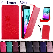 

Phone Case For Lenovo A536 Phone Bag Luxury Stand Flower Design Wallet Leather Flip Cover Cases For Lenovo A 536
