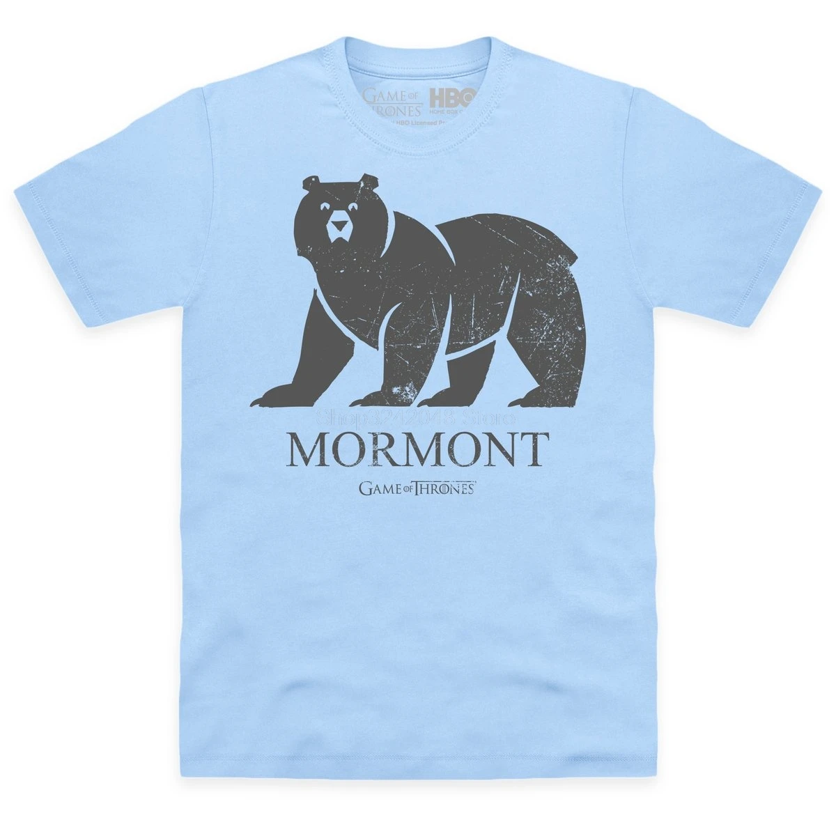 

GILDAN Brand Game Of Thrones - House Mormont T-Shirt 2019 Summer Short Sleeve T-Shirt