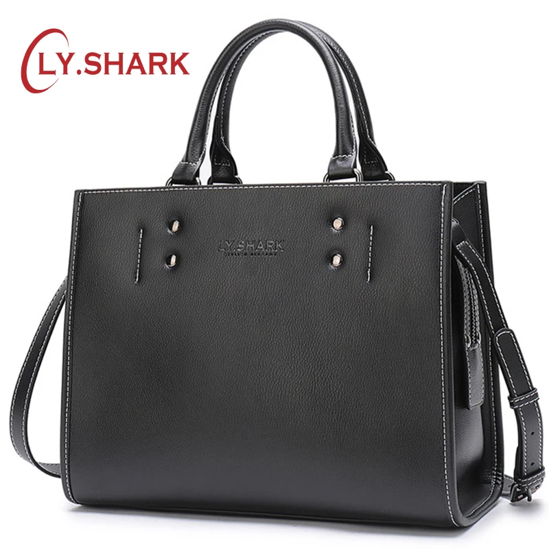 

LY.SHARK 2019 Women Genuine Leather Handbag Fashion Wild Messenger Bag Ladies Green Shoulder Bag Female Fashion Handbag Leather