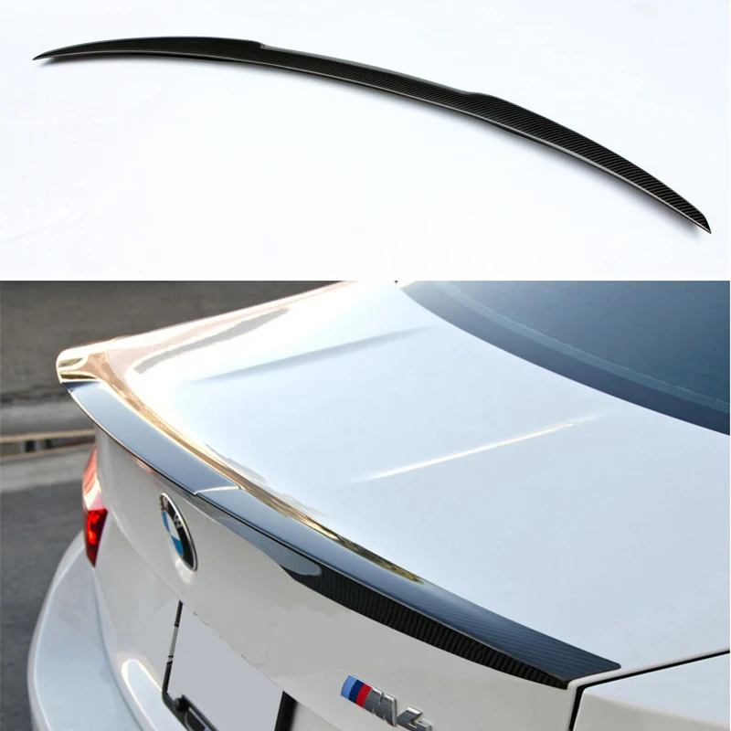 Углеродное волокно F32 M4 Style задний багажник спойлер крыло для BMW F32