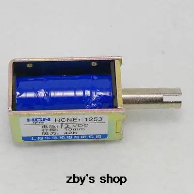 1 шт 12V 24V 10 мм ход 4,2 кг 42N силы Электромагнит Электромагнитный HCNE1-1253