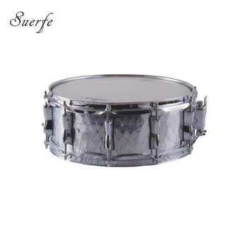 

SUERTE 14"*5.5" Size Snare Drum Polyester Drumhead Hammered Stainless Steel Percussion Drum Instrumentos Musicais Profissionais