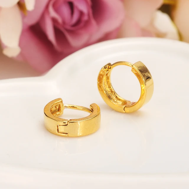 Us 3 5 2pairs Earrings S Dubai Gold Turkish Egyptian Algeria Indian Moroccan Saudi Hoogies Hoop Kids Fashion Jewelry Gift In