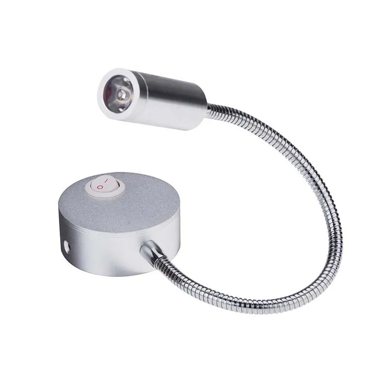 

Wall Light/ Night Light/ Reading Light/ Light Tubes/ Mirror Light 3W, AC 85-265V Silver - Warm White