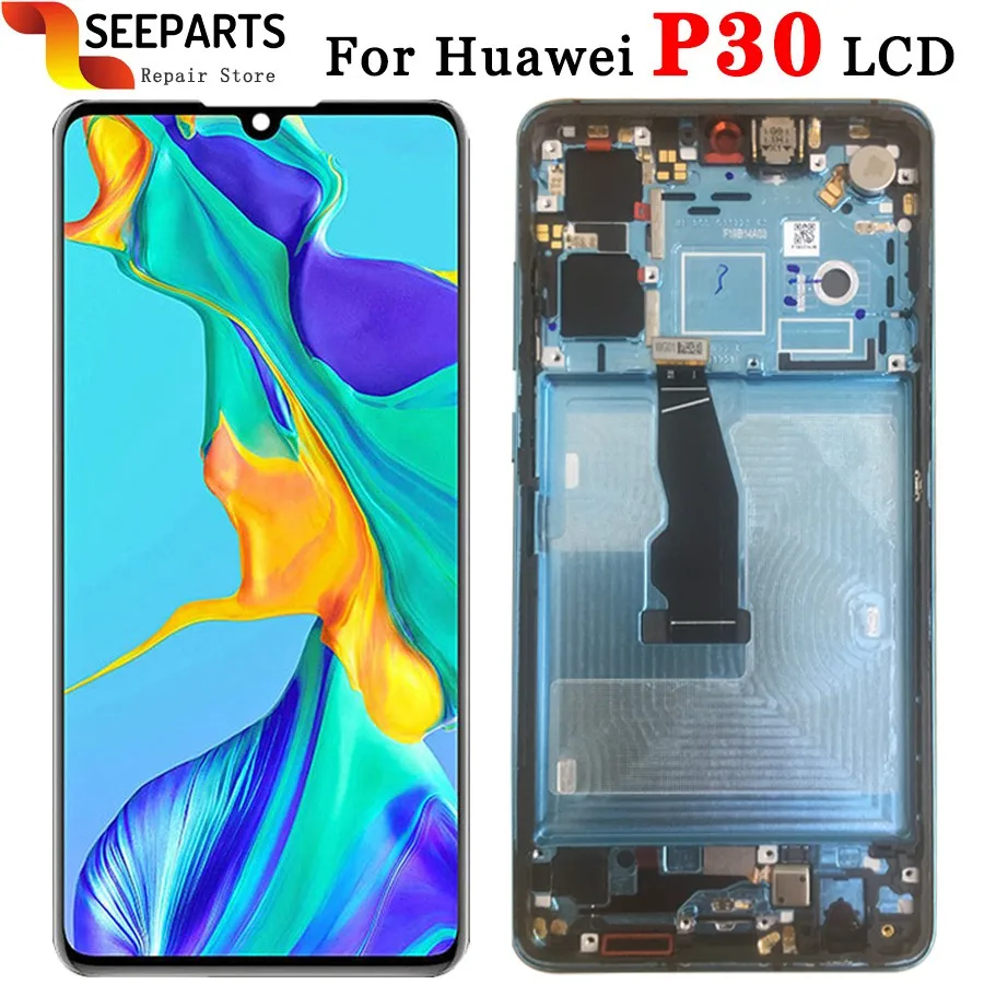 6," для huawei P30 lcd ELE-L29 ELE-L09 дисплей кодирующий преобразователь сенсорного экрана в сборе Замена для huawei P30 lcd ELE-AL00 ELE-TL00