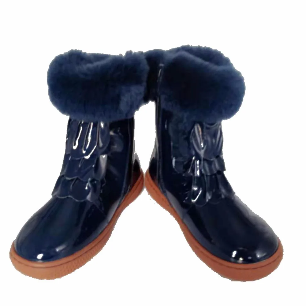 2018 boys girls winter toddle kids children girls snow martin boots shoes kids girls for girls kids navy Merry Christmas