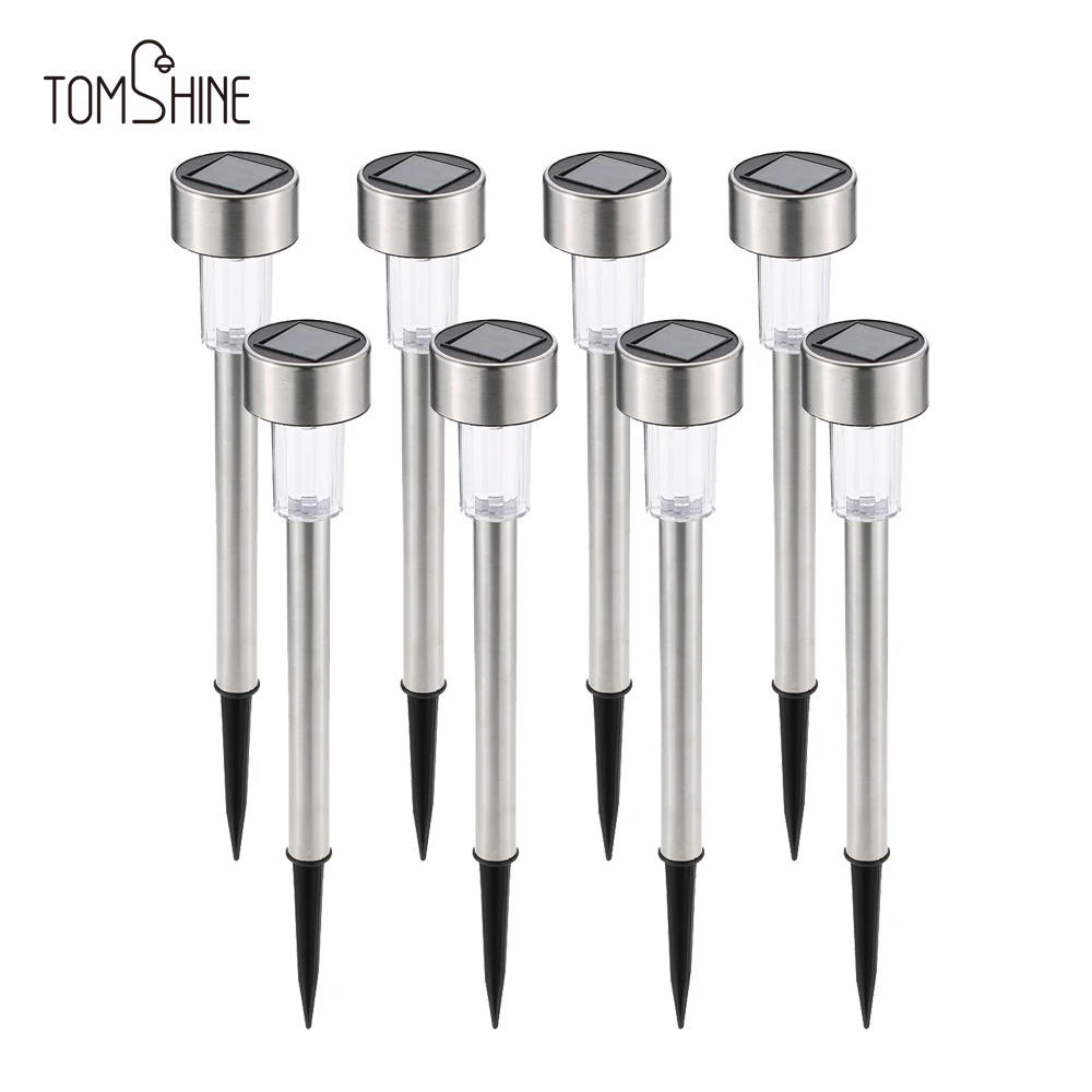 

Tomshine 8 Pack Solar Light RGB Color Changing LED Lawn Light Lamp Solar Power Outdoor Lights for Outdoor Pathway Garden Yard