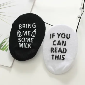 

asymmetric Letters Print Baby Girls Boys Socks Kids Short Sock