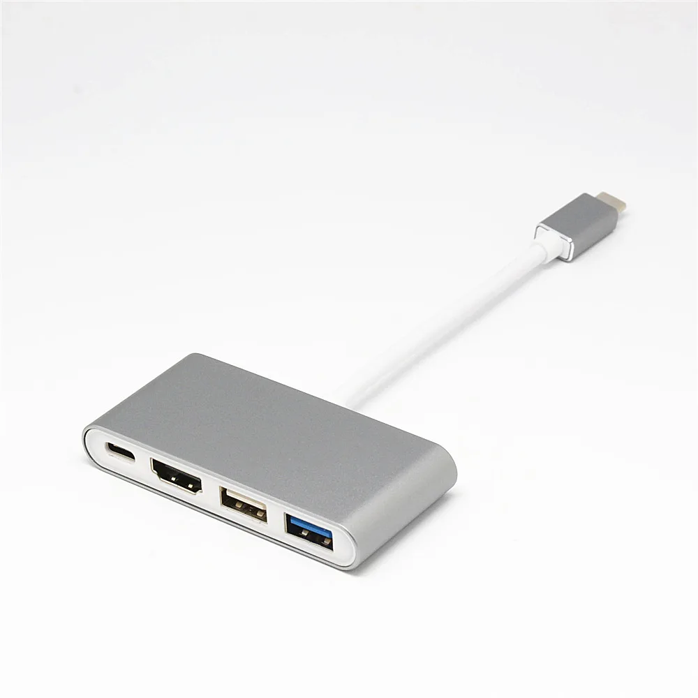 Type C штекер к HDMI USB зарядка PD концентратор USB C ноутбук док-станции адаптер