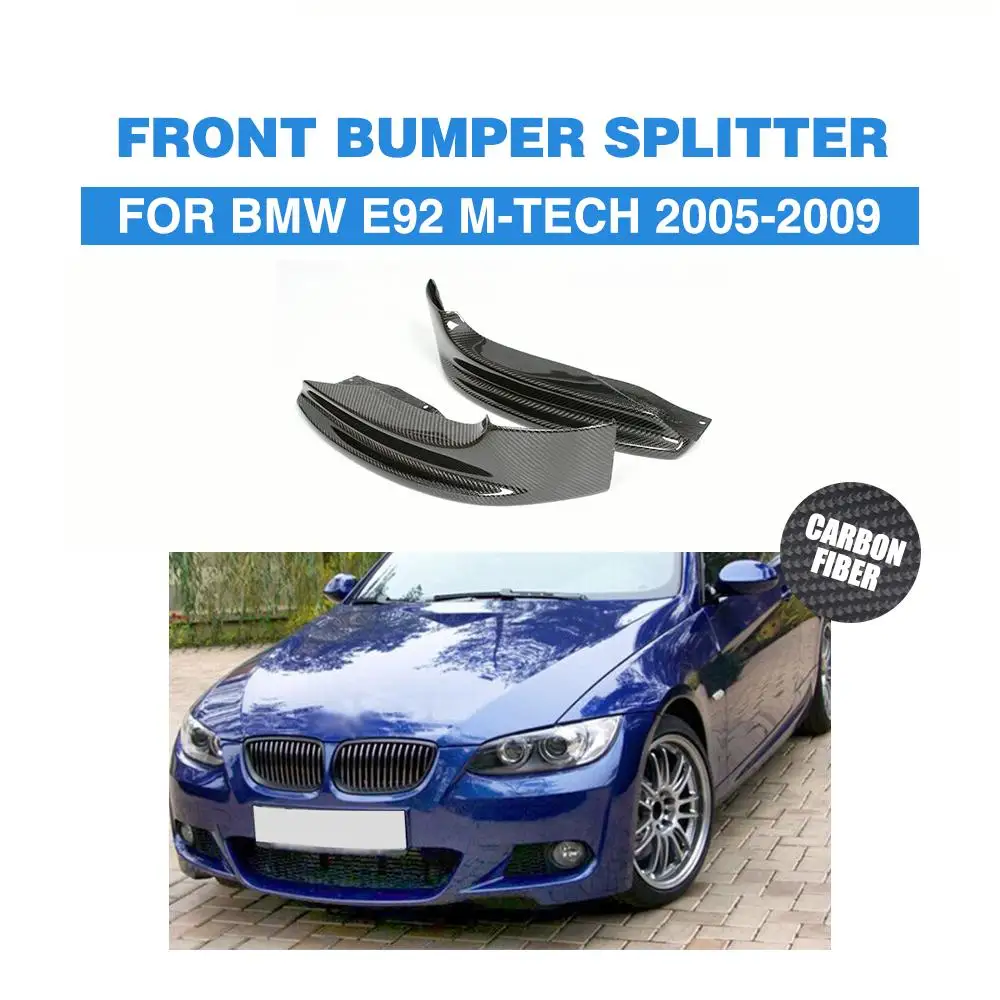 Карбоновые автомобильные передние бамперы для BMW 3 серии 325i 328i E92 M Tech Sport бампер