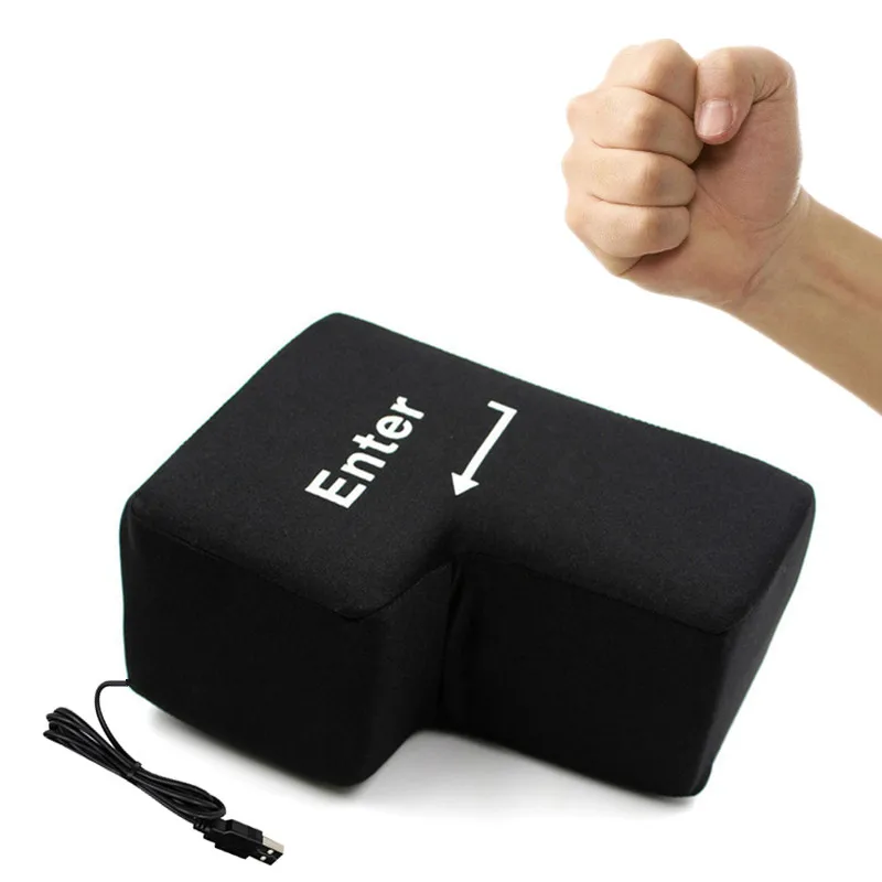 17 Usb Grossen Enter Taste Taste Fur Programmierer Desktop Nickerchen Kissen Zappeln Spielzeug Fur Buro Hause Entspannen Kinder Geschenk Spielzeug Weihnachten Spinner Buttons Buttons Button Bigbuttons For Kids Aliexpress