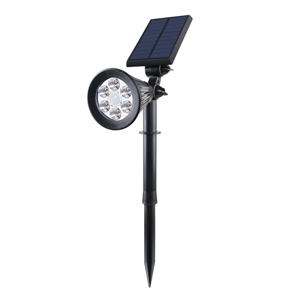 

Solar Lawn Spotlights Led Waterproof Landscape Insert Wall Lamp Dual-use Garden Cast Light Street Light