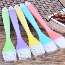 2 шт., Новое поступление, инструменты для выпечки тортов, интегрированные полупрозрачные силиконовые щетки для масла для торта, высокотемпературные локоть для барбекю