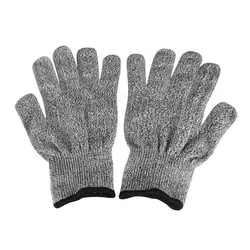 1 пара анти-вырезать износостойкие рабочих Защитные перчатки анти истиранию уровень 5 Кухня Резка-дышащих Прихватки для мангала
