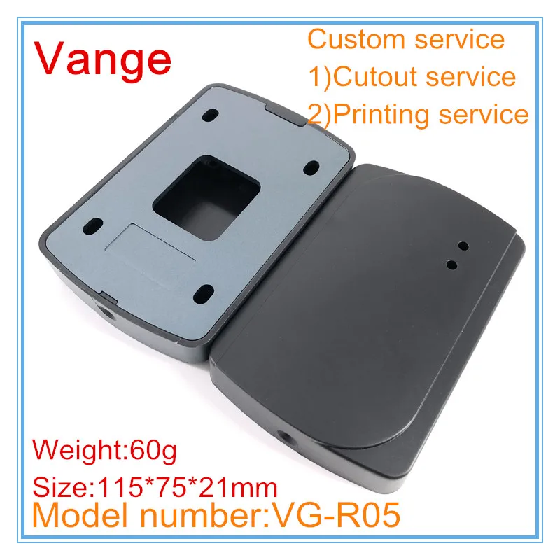 2 шт./лот живопись поверхности ABS пластик Материал Корпус diy случае 115*75*21 мм для устройство контроля доступа