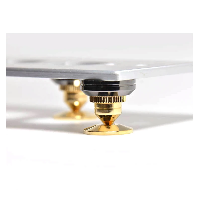 NEW 1 Set Gold Speaker Spikes Subwoofer Spikes Isolation CD Amplifier