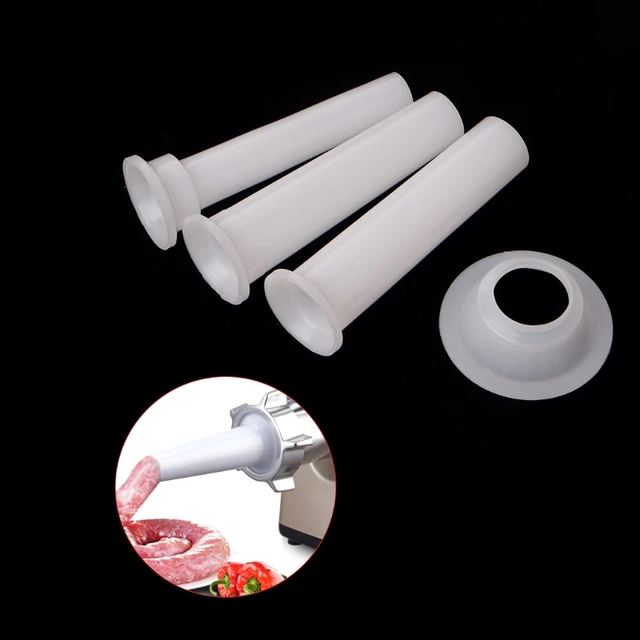 3 Pcs Universal Sausage Stuffing Tube Plastic Stuffers For Casing Meat