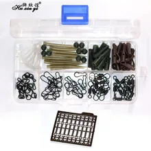 HXY для ловли карпа, мягкая, не запутывающаяся, коробка для снастей, аксессуары, крючки, резиновые трубки, рыболовные Вертлюги, бусины, рукава, пробки, рыболовная коробка