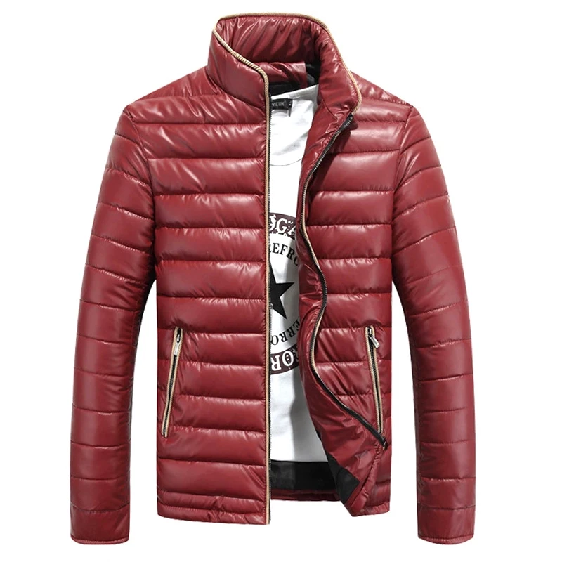 Fashion Winter Duck Down Jacket Men 90% Down Content Ultra Light Down Jacket Winter Long Sleeve Solid Winter Coats Free Shipping