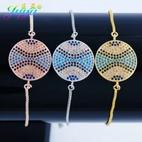 Ali-Moda-Micro-Pave-Natural-Stone-Crystals-Turquoise-Round-Cobra-Connector-Charm-With-Adjustable-Chains-Women.jpg_200x200