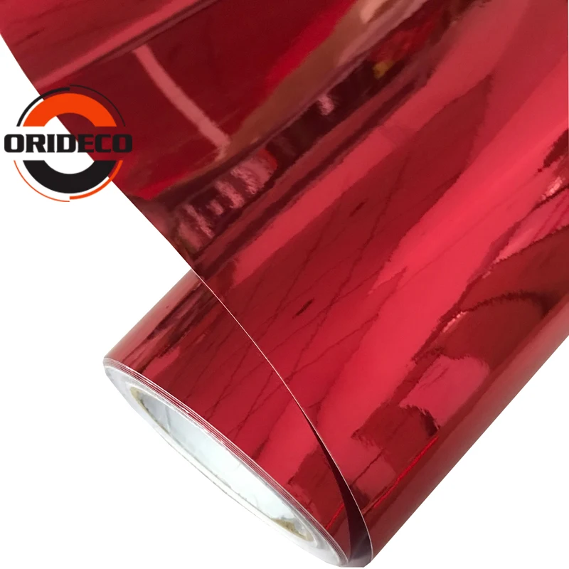 Red chrome mirror film car wrapping sticker 1