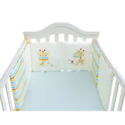 6 шт. детская кровать бамперы 30*30 см младенческой кроватки кровать протектора Детские хлопковые кроватка детская постельные