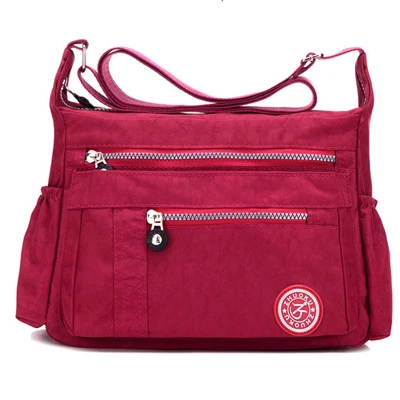 Новые женские сумки-мессенджеры для женщин, водонепроницаемые нейлоновые сумки, женские сумки через плечо, женские сумки через плечо - Цвет: Grape violet