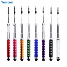 Гибкий кристаллический Стилус емкостный стилус для сенсорного экрана для Iphone 8 Plus Iphone 7 6 Plus 5 Ipad mini Air samsung Galaxy S8 S7 300 шт./лот