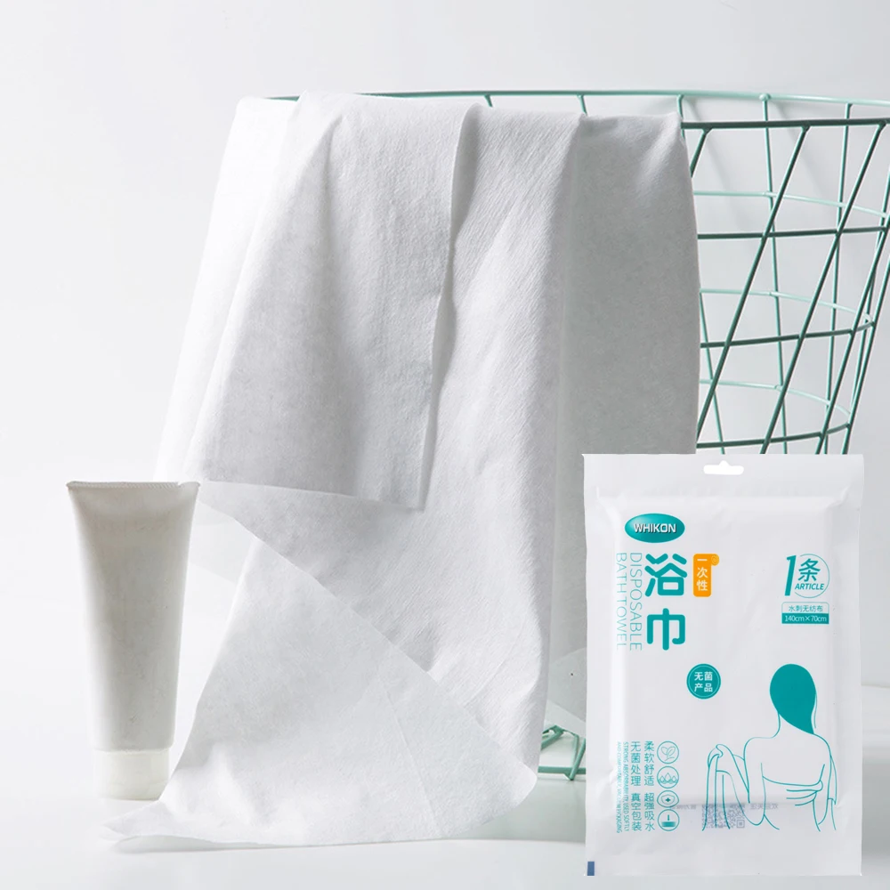 

70*140cm Disposable Bath Towel Non-Waven Fabric Portable Outdoor Fast Drying Magic Cotton Travel Towels
