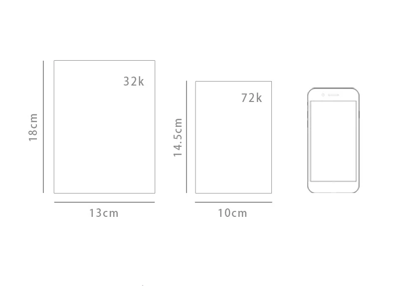 EZONE A3/A5 милый свежий стиль Тканевая обложка простой чистый цвет пустые страницы, связанные с горизонтальной записной книгой ежедневной эффективности