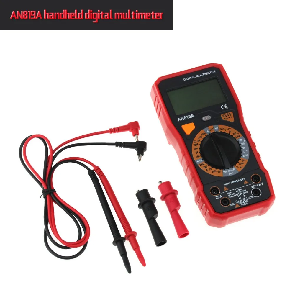

Portable Digital Multimeter Backlight AC/DC Ammeter Voltmeter Ohm Tester Meter RMS Digital Multimeter Handheld LCD Multimetro