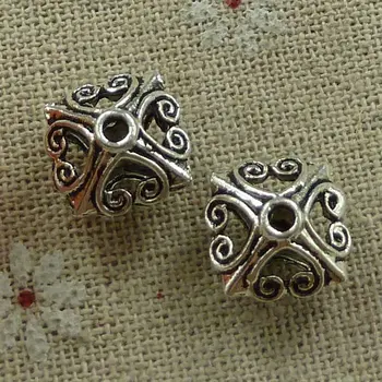 

120 pieces tibetan silver nice spacers 12x10mm #1544