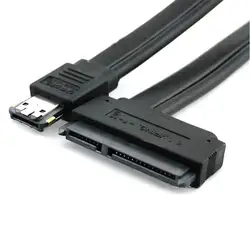 Mosunx новый двойной Мощность eSATA USB 12 В 5 в комбо 22Pin SATA USB жесткий диск кабель подарок Mar 13 Прямая поставка