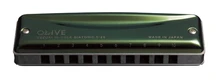 SUZUKI C-20 Olive 10-Hole Diatonic Blues harmonica Major Key of C Free Shipping