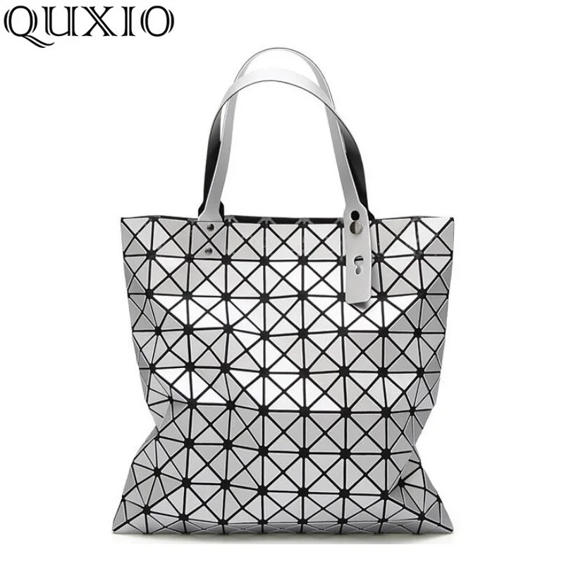 

New fashion rhombic package new laser diamond folding bag geometry rhombic bag shoulder bag portable variety of ladies bag CZ20