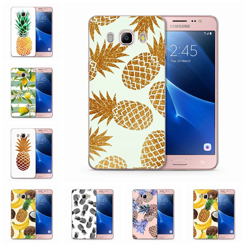 Летние мягкие чехлы для телефонов с фруктовым ананасом чехол Samsung Galaxy A3 A5 S8 S8plus Note