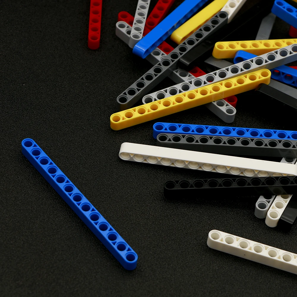 

100pcs Bricks Technic Parts Liftarm 1x13 Thick Studless Beam MOC Toys Technic Model Accessories Parts Bulk Building Blocks 41239