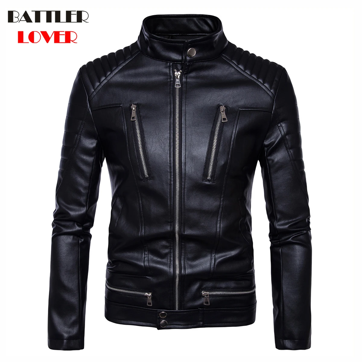 2020 Fashion Leather Jackets Men Bomber Winter Motorcycle Jacket Steampunk Man Leather Windbreaker Moto Biker Coat Hombre New