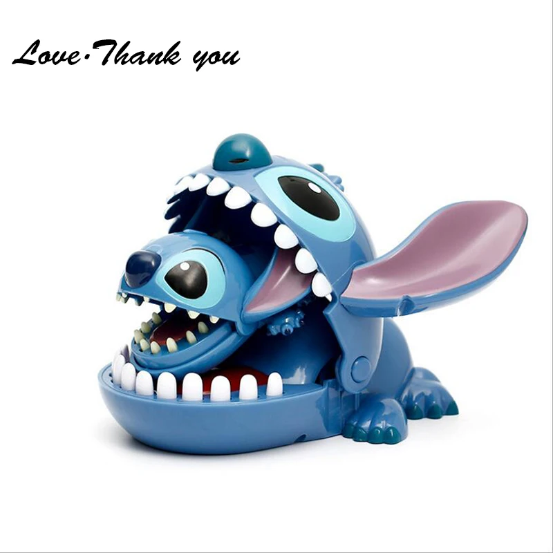 

Cute Lilo & Stitch Action Bite The Hand Doll Small figure Keychain Gift Desktop Decoration pecial game with box