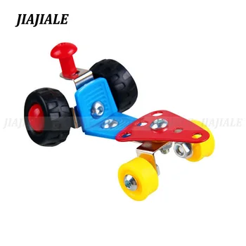 

JIAJIALE Vehicle Metal Model Building Kits Puzzle Karting car Enlighten Education Assemblage Toys VS 3d metal model kits